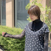 ジュエルレース バイ　ブルーミング ＵＶカット＆接触冷感 ネックカバー＆ アームカバー２点セット