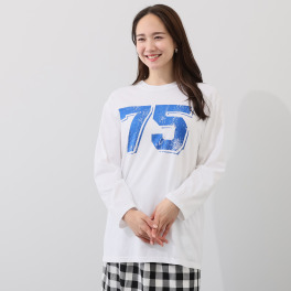 オール　アワーズ ６．１オンス ピグメント染め 九分袖Ｔシャツ