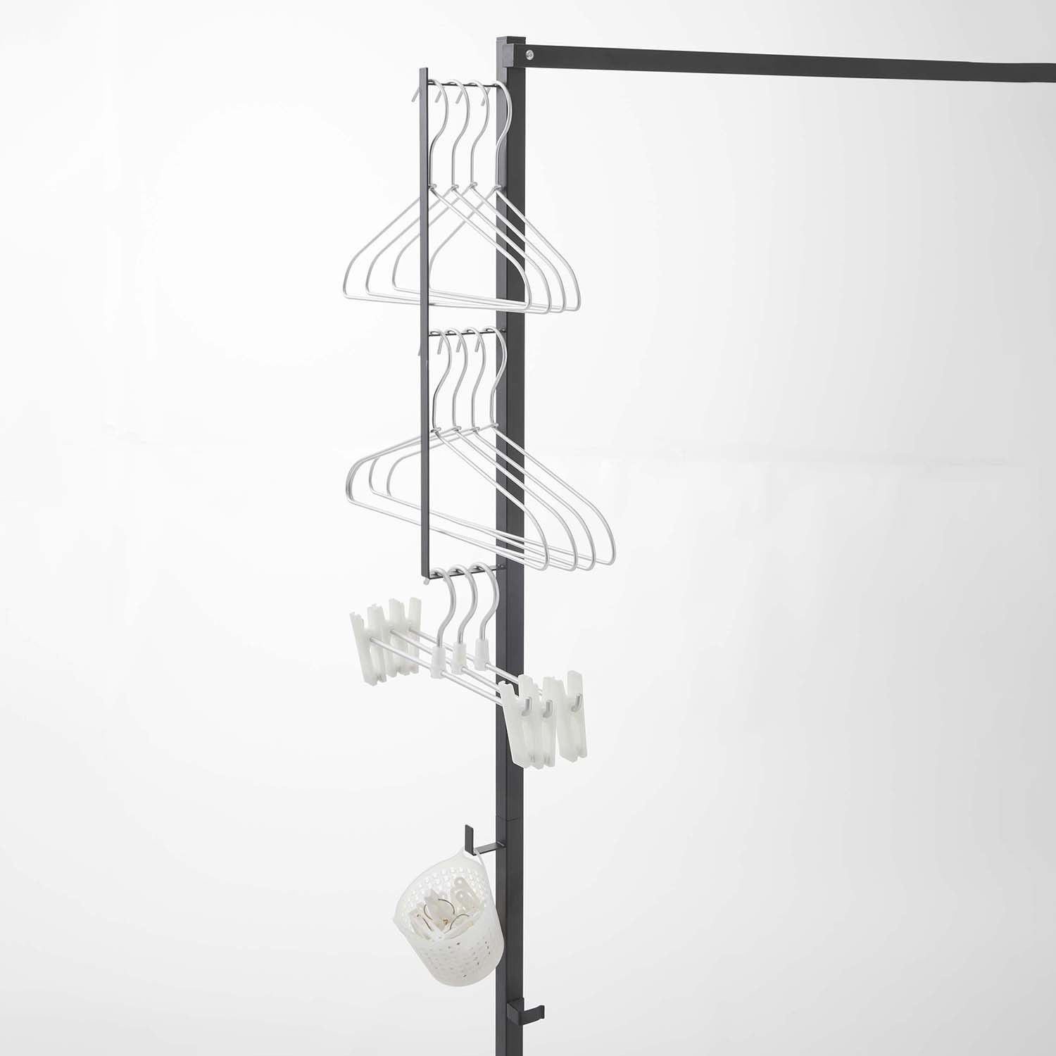 山崎実業　タワー サッと広げて簡単設置！ 折り畳み室内物干し