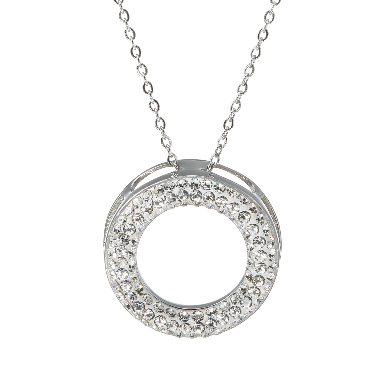 エービーステン ステンレス キラキラビジュウ リングデザイン ペンダント