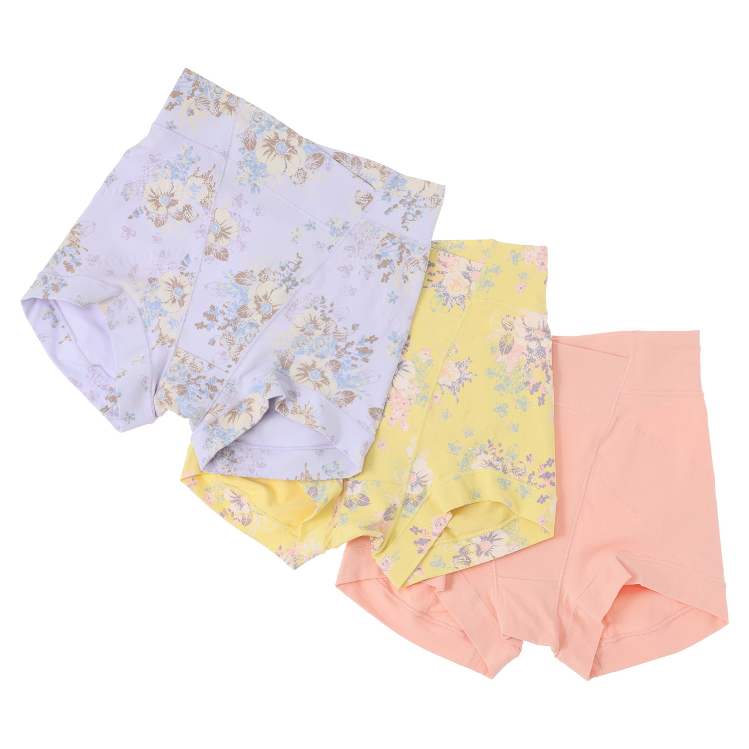 うつくＣ 綿混深ばき すっきりサポート 一分丈ボトム３枚セット