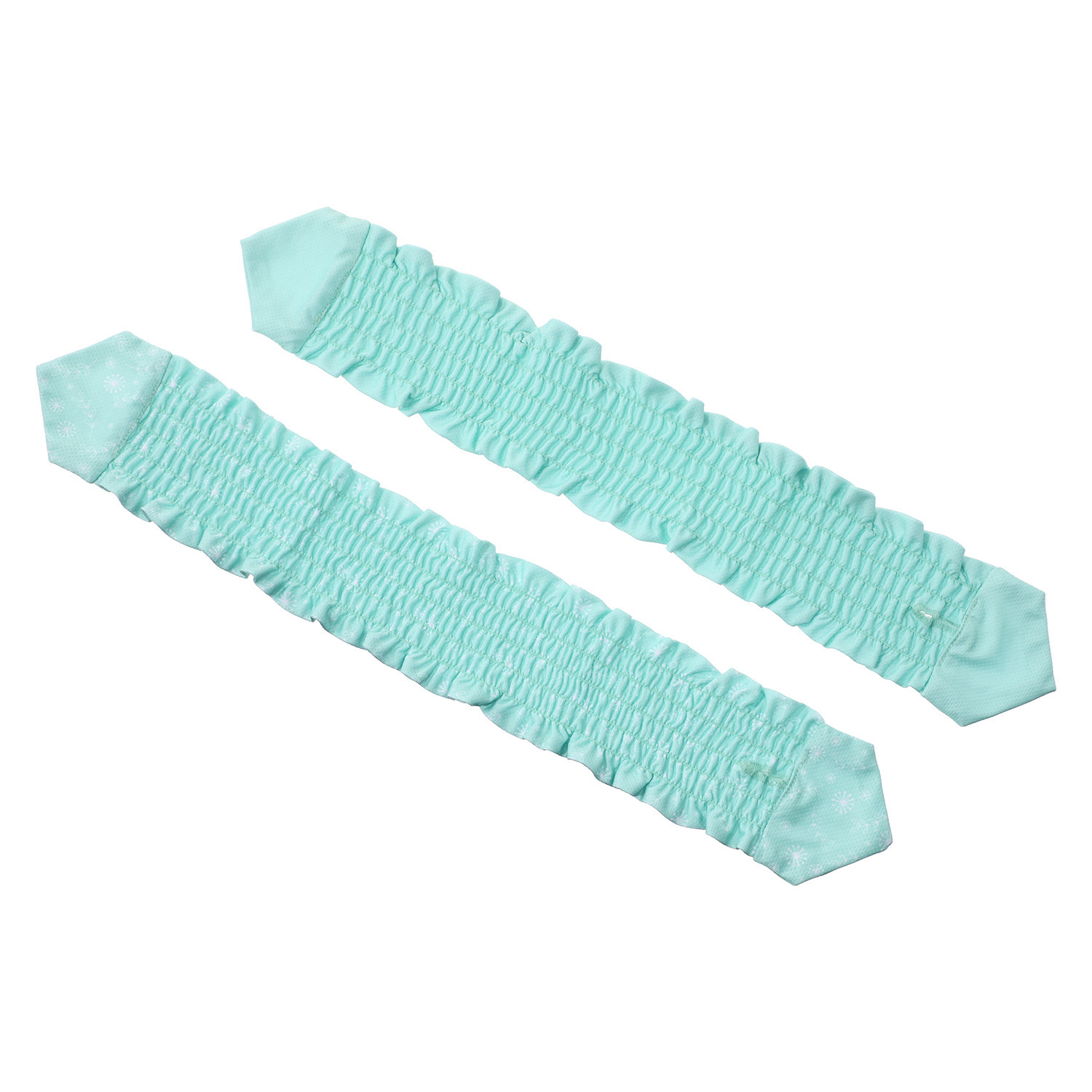 水に濡らして 絞って振るだけで ひんやり冷感！ ＵＶクールスカーフ ２枚セット