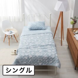 モリリン 抜群のひんやり感！ 柔らかな手触り デオコールド 消臭・防ダニ リバーシブルケット ＜シングル＞