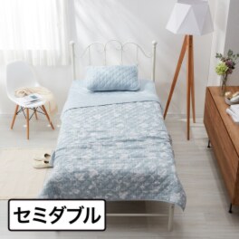 モリリン 抜群のひんやり感！ 柔らかな手触り デオコールド 消臭・防ダニ リバーシブルケット ＜セミダブル＞