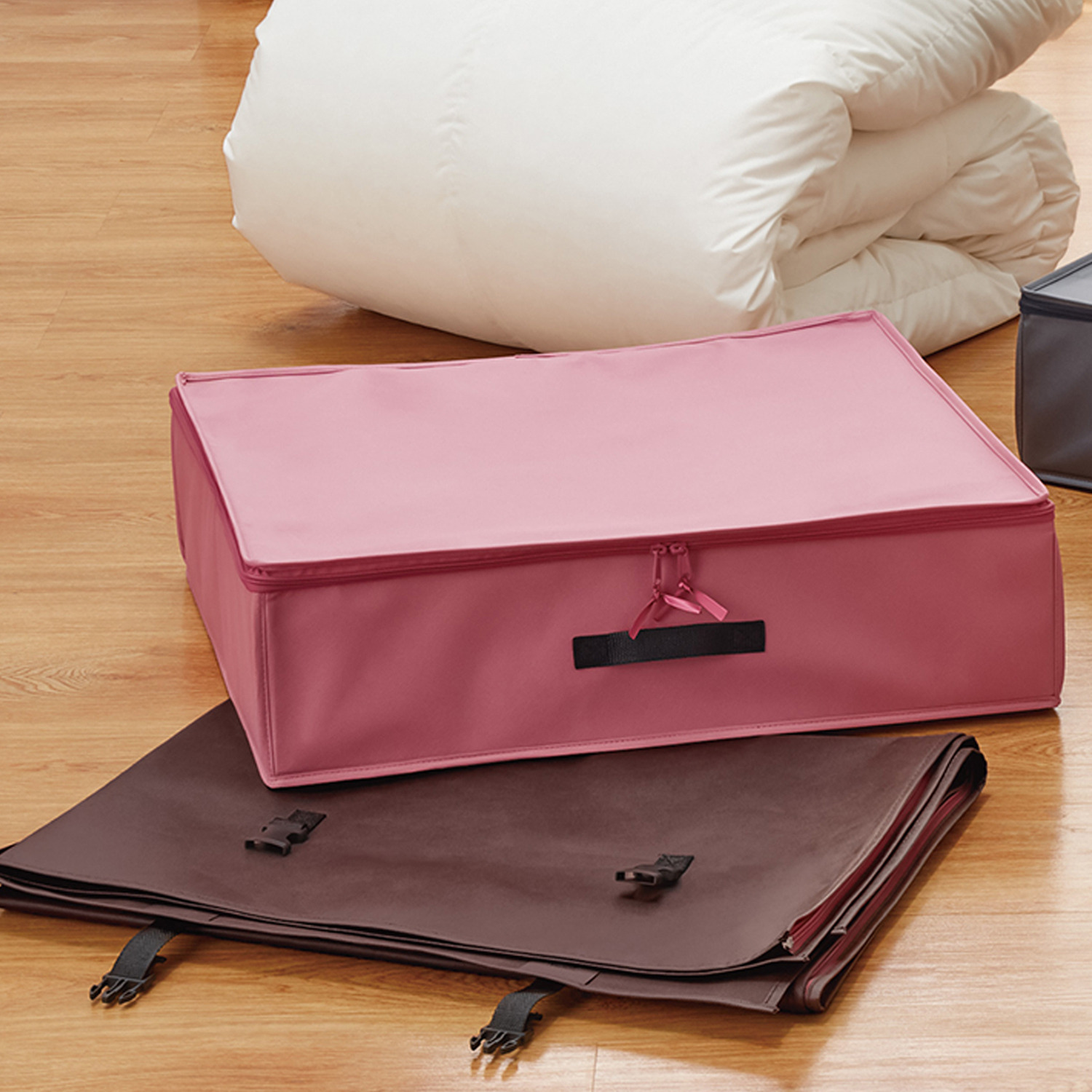 ｎｉｓｈｉｋａｗａ　西川 ふとん屋が考えた おふとんに優しい 収納ハードボックス 除湿シート付 ＜シングル＞