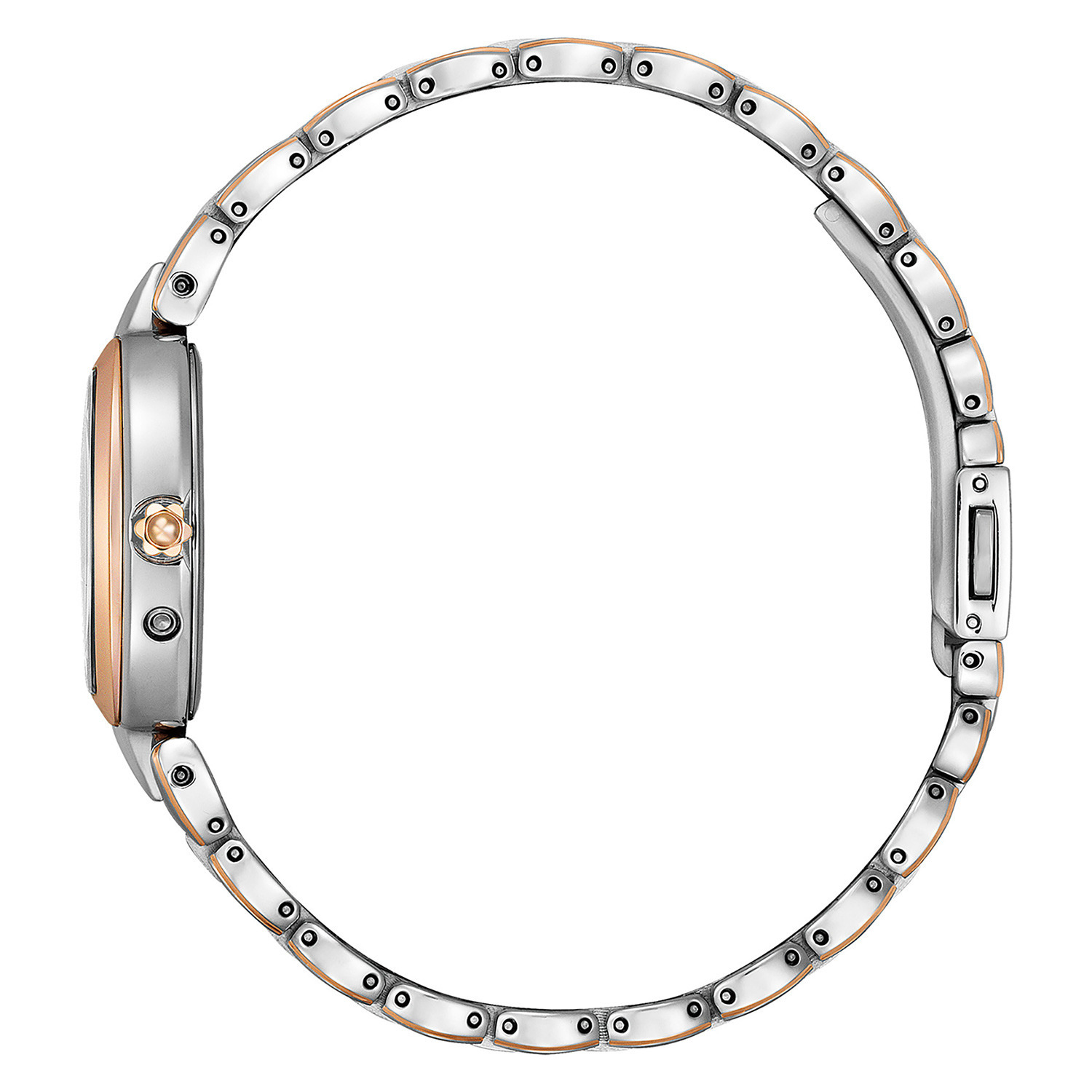 ＜コンビカラー＞シチズン “エクシード” ダイヤモンド チタンベルト 電波ソーラーウォッチ