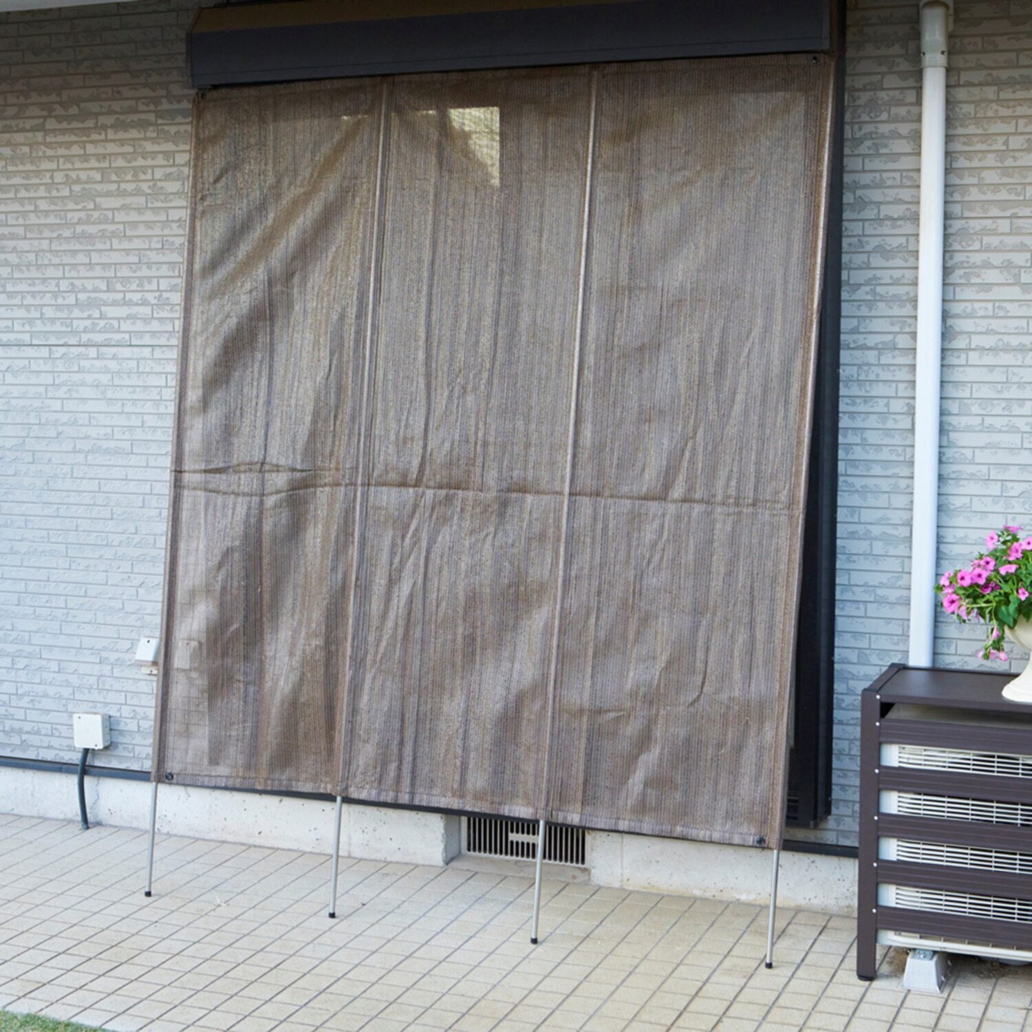 紫外線も日差しもカット 軽量＆簡単設置で 夏を快適に過ごすアイテム 洋風たてす