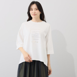 エピデミーク 箔プリントロゴＴシャツ