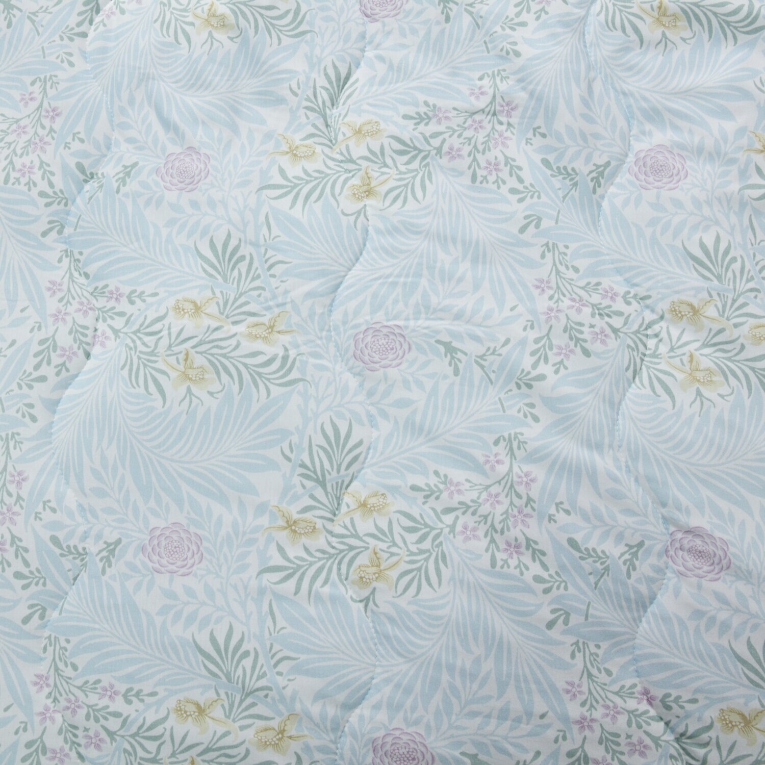 モリスギャラリー ラークスパー とろふわキルトケット