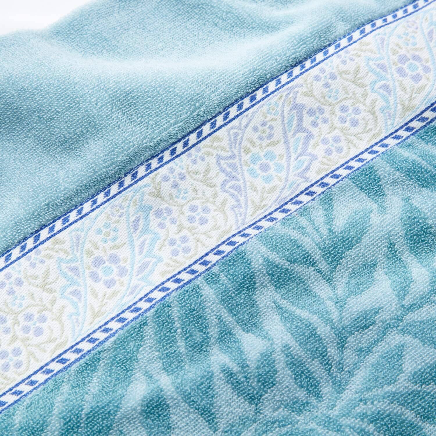 モリスギャラリー ラークスパー やわらかタオルケット