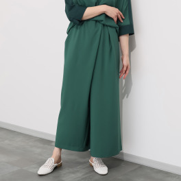 シーン アシンメトリー ワイドパンツ