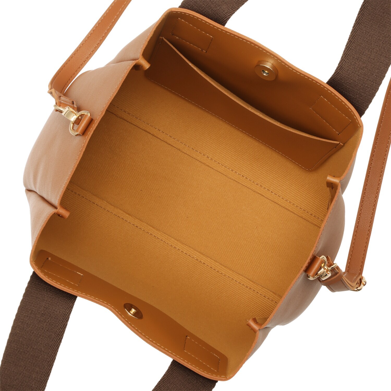 モニカ フェイクレザー ２ウェイトートバッグ