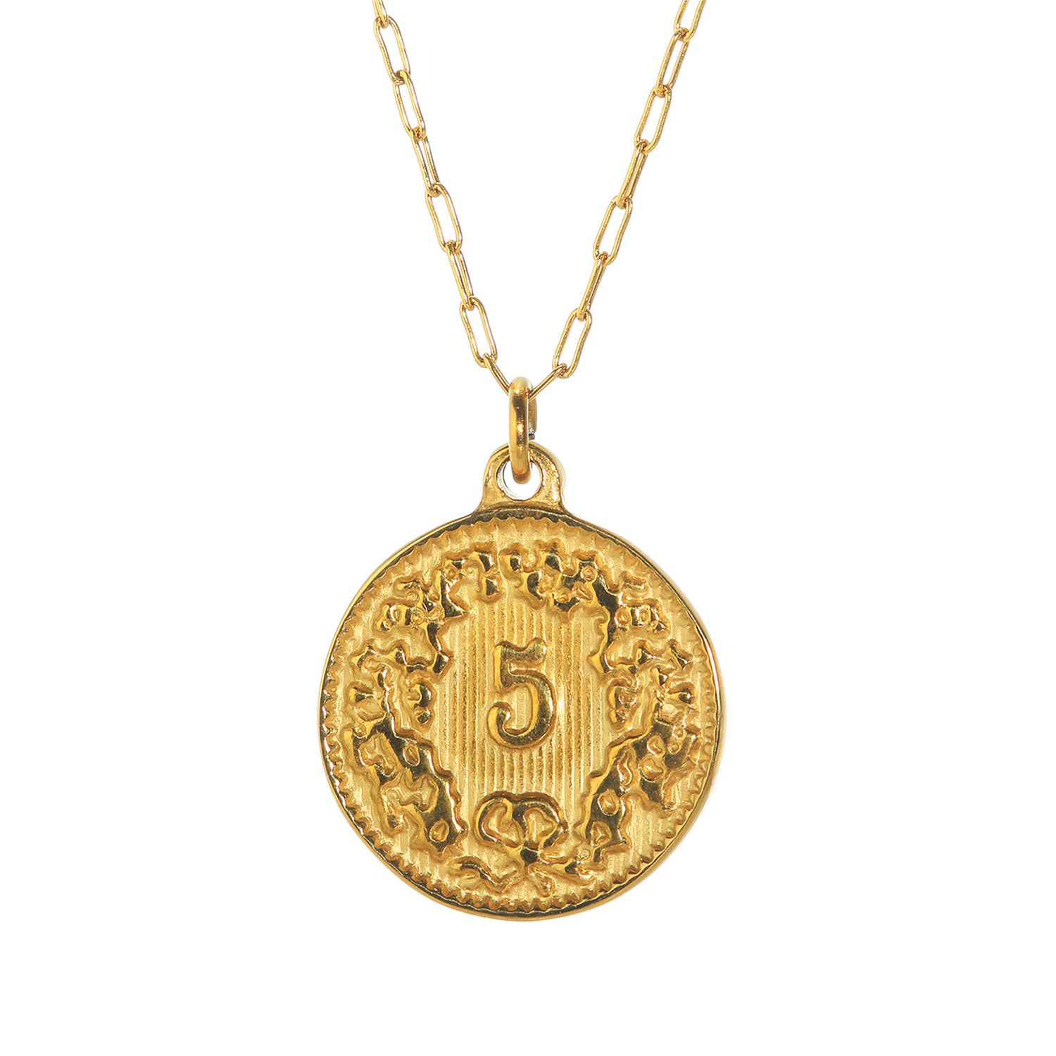 グッシオイタリー コインネックレス