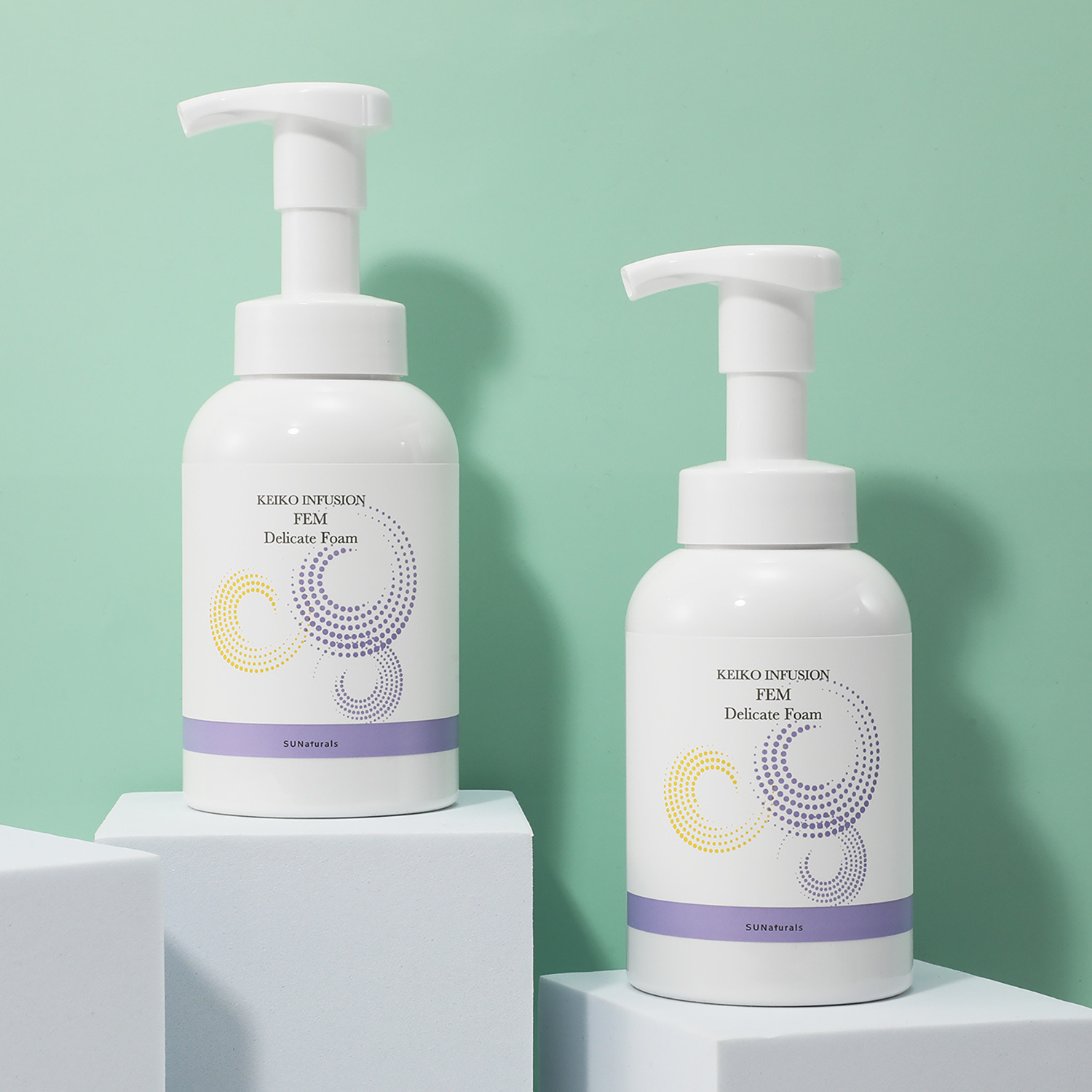 サンナチュラルズ デリケートゾーンにも 使えるボディウォッシュ ＫＥＩＫＯ インフュージョン フェムデリケート フォーム ２本セット 