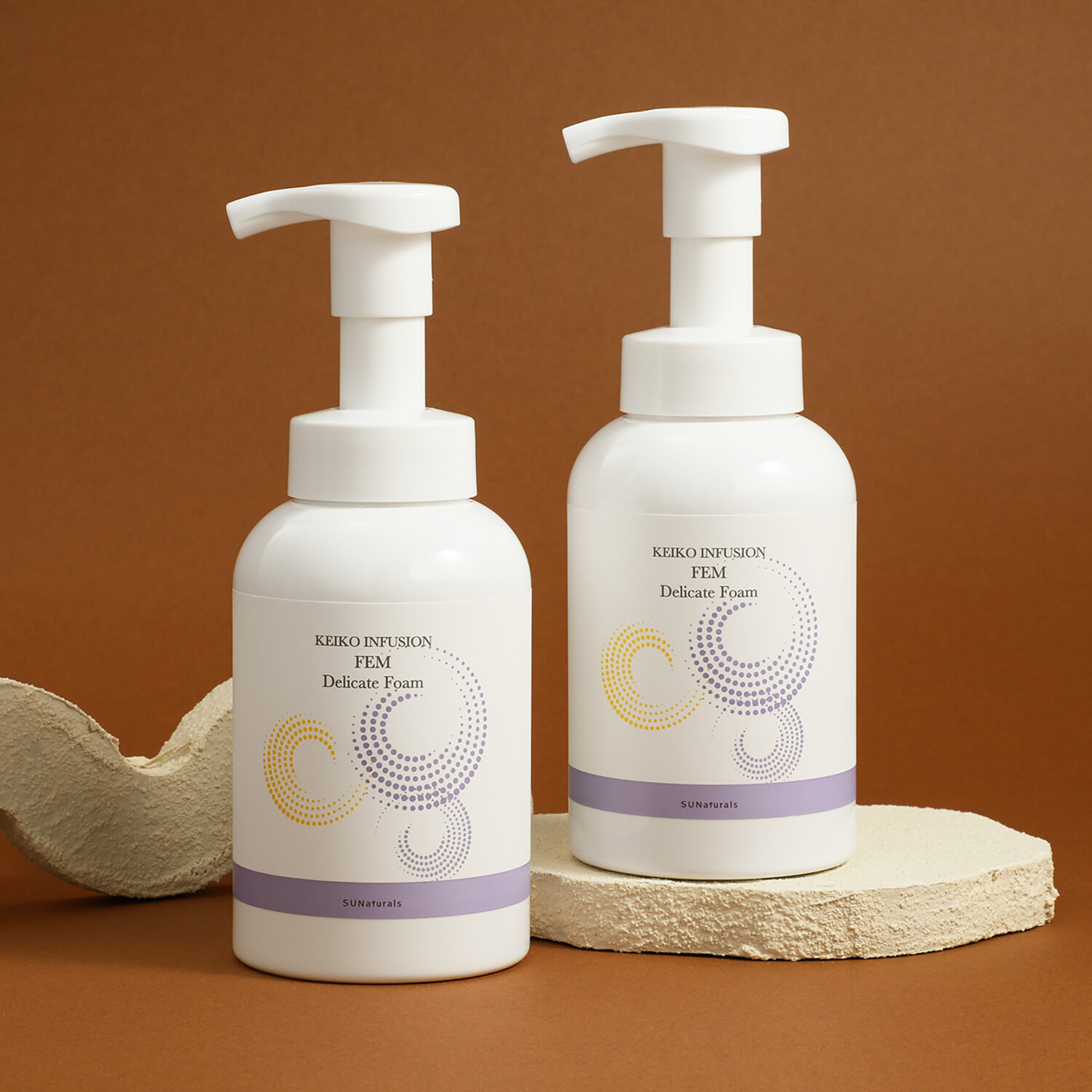 サンナチュラルズ デリケートゾーンにも 使えるボディウォッシュ ＫＥＩＫＯ インフュージョン フェムデリケート フォーム ２本セット 