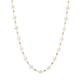 ジュペレ １８Ｋ 伊勢志摩産 ベビーアコヤパール スペシャルピッチ ステーションネックレス