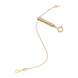 オーサムジュエリー １８Ｋ マグネットクラスプ付 スライドアジャスター チェーン