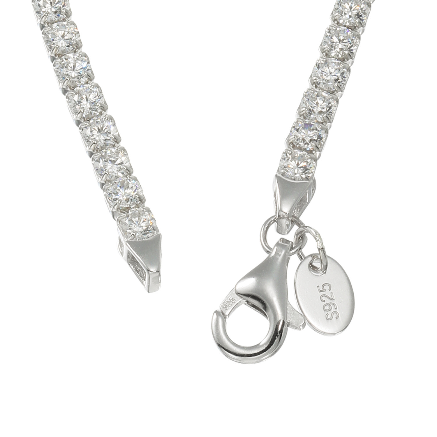 ダイアモア シルバー　ＣＺ テニスブレスレット