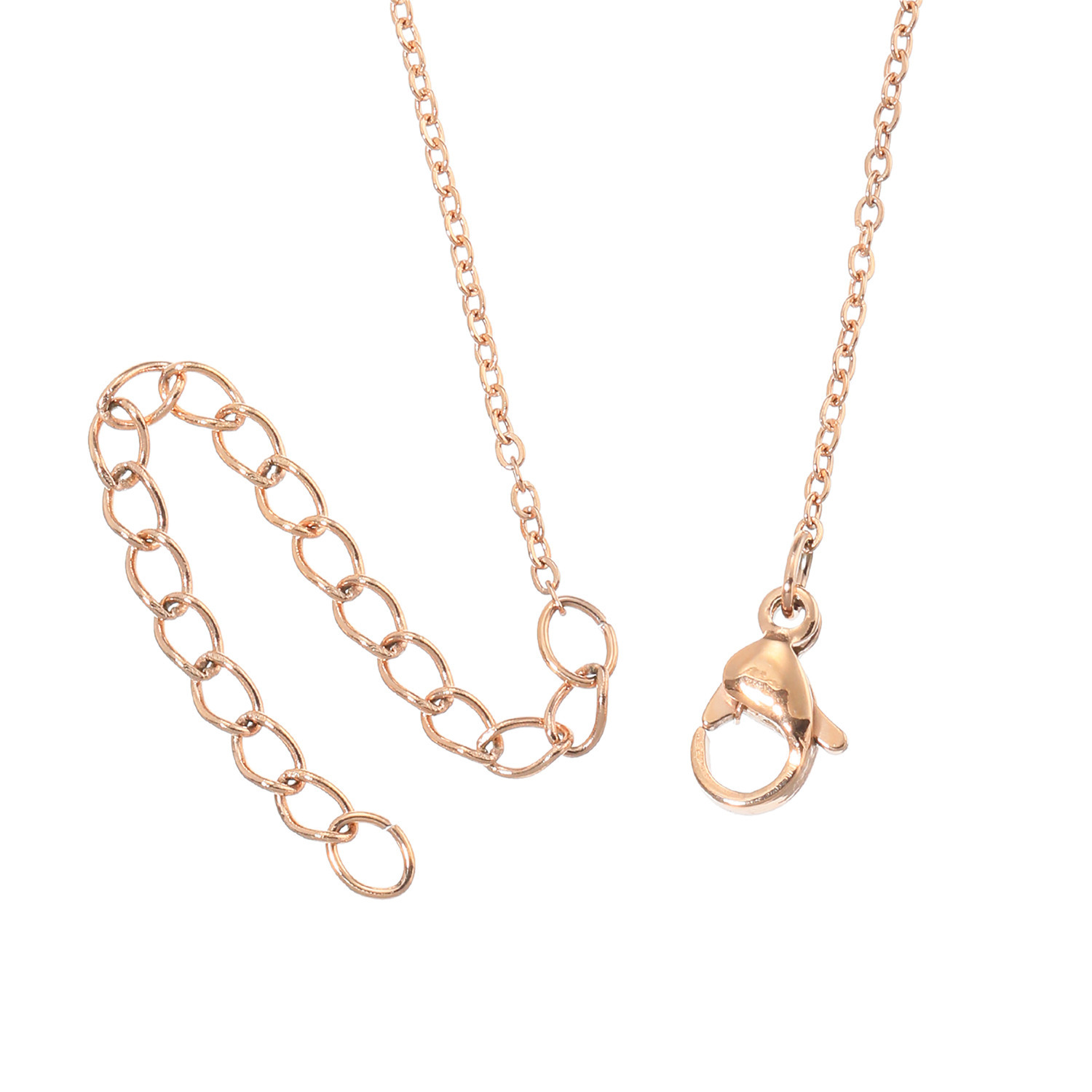 エービーステン ステンレス クリスタルガラス リンクデザイン パヴェペンダント