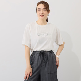 エイティーエイト ディグリー 立体メタリックプリント Ｔシャツ