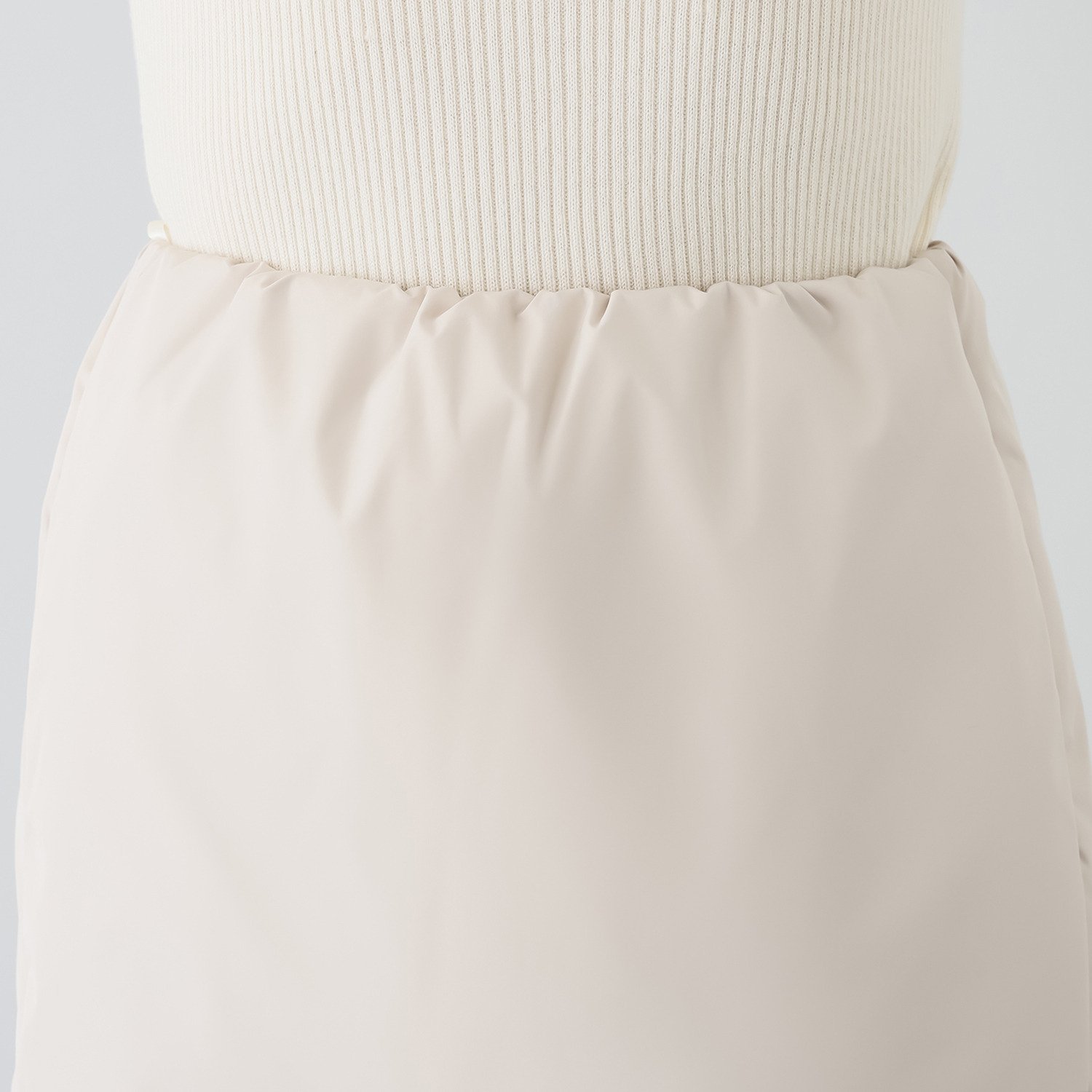 スタイルフライ 薄中綿入り サイドポケット付 ウエストゴム タイトスカート