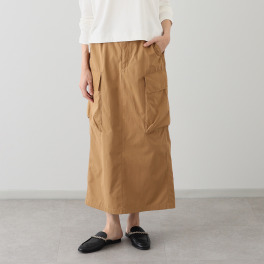 シャビージェンティール サイドポケット付 カーゴスカート