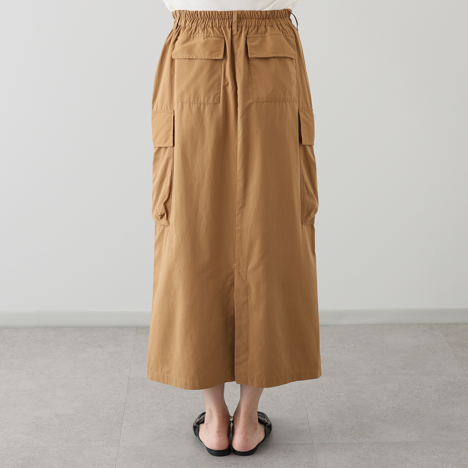 シャビージェンティール サイドポケット付 カーゴスカート