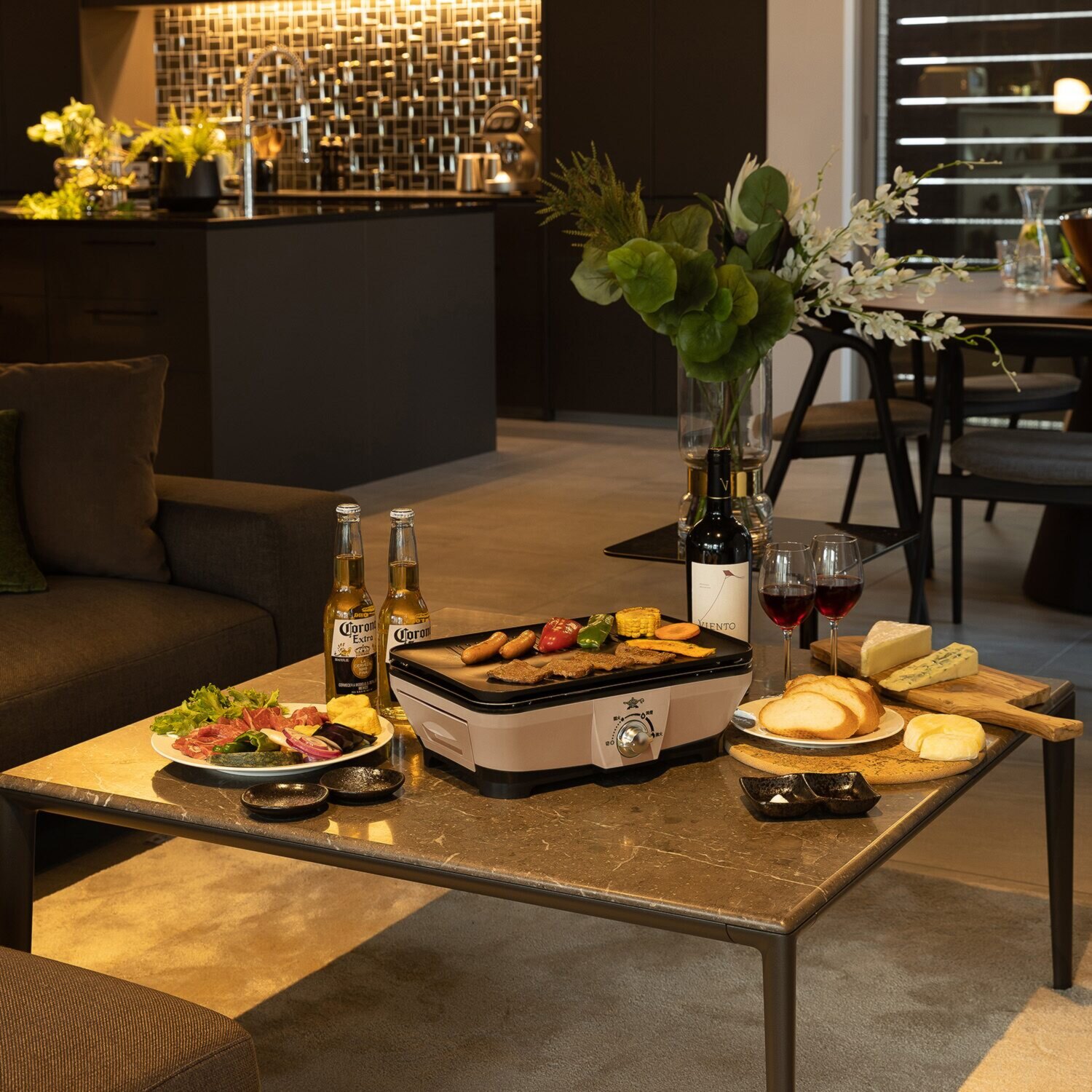 アラジン 煙や匂いをおさえ 美味しく焼きあげる！ わずか約０．２秒で発熱 グラファイトミニグリラー 特別セット