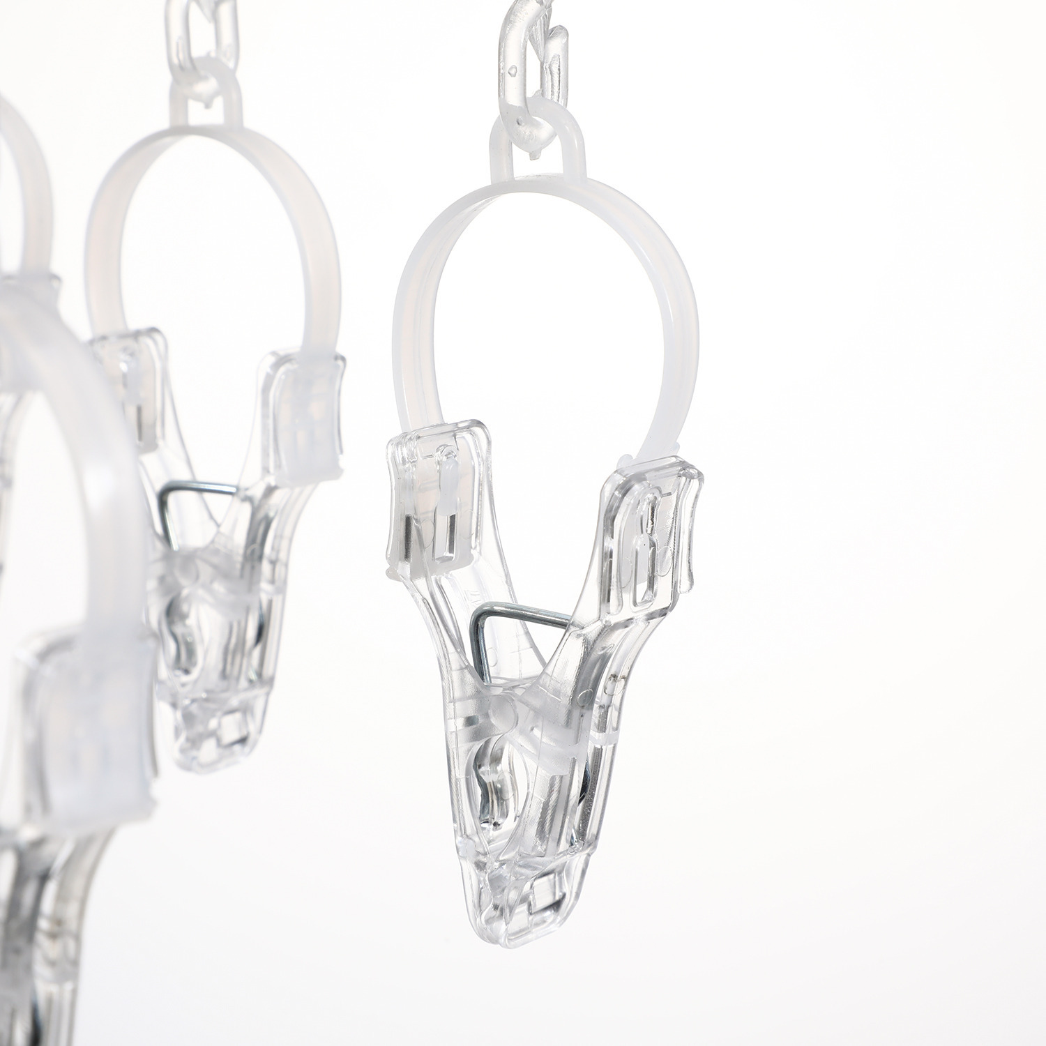 洗濯物に合わせて 伸び縮み可能 伸縮式ハンガー 引っ張るだけで 簡単取りこみ ＜４２Ｐ＞