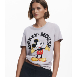 デシグアル 綿１００％ ミッキーマウスプリント Ｔシャツ