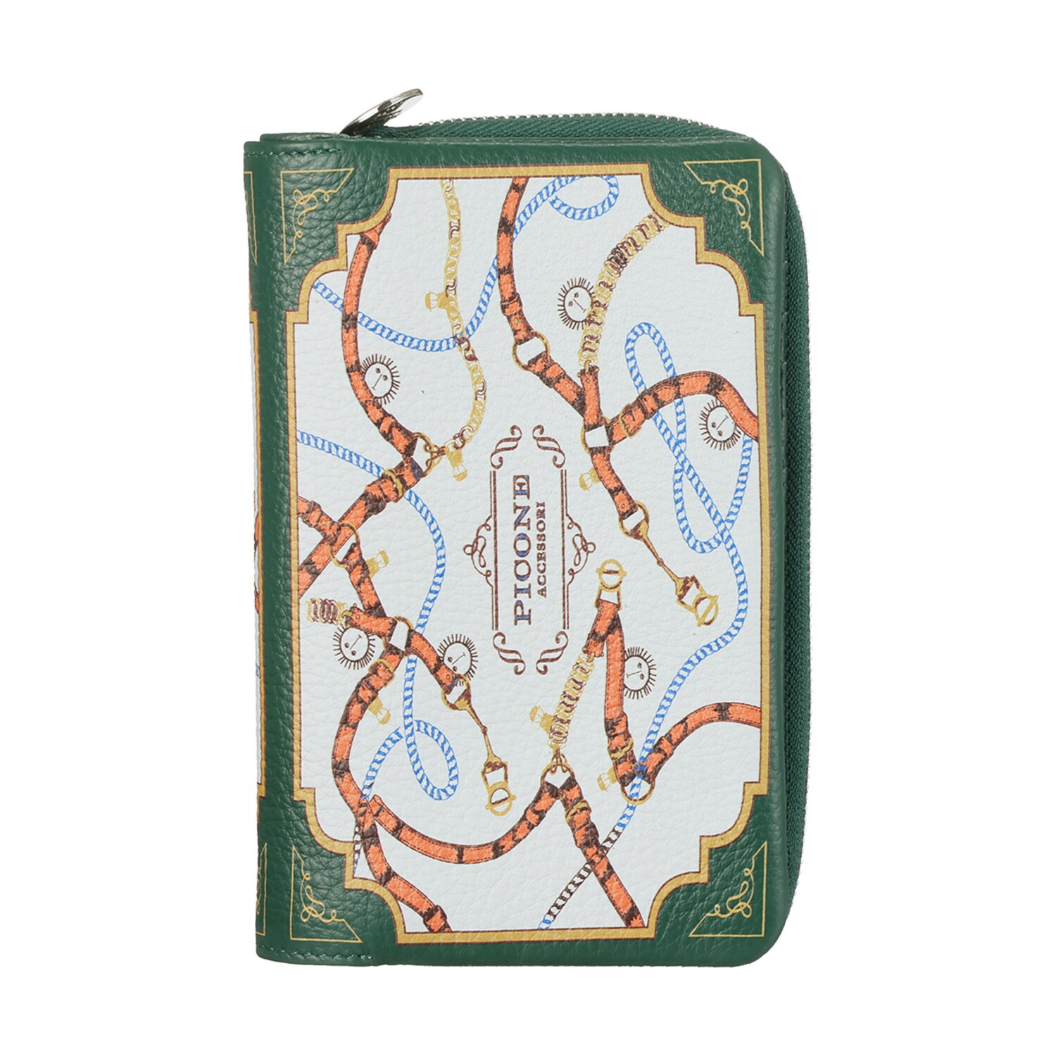 ピッコーネ アッチェッソーリ カード２０枚入る！ やわらか牛革ウォレット