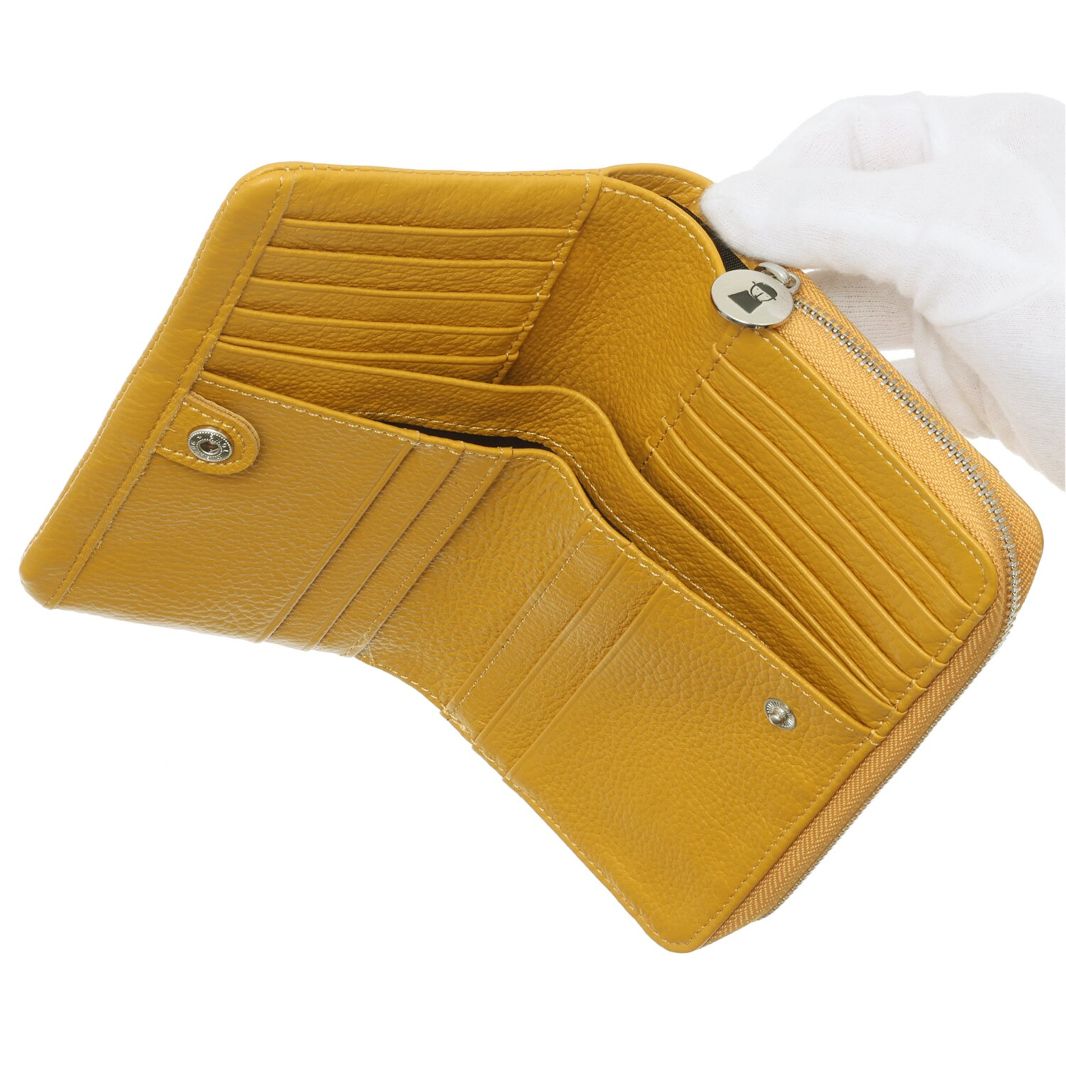 ピッコーネ アッチェッソーリ カード２０枚入る！ やわらか牛革ウォレット