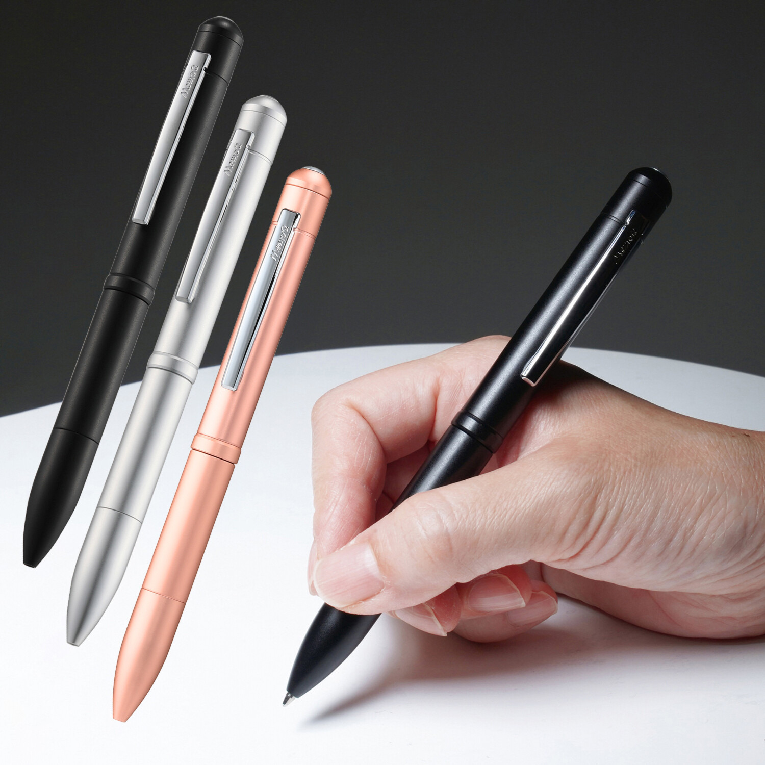 文字で、音声で 記録に残す 滑らかな書き味も魅力 ペン型ボイスレコーダー