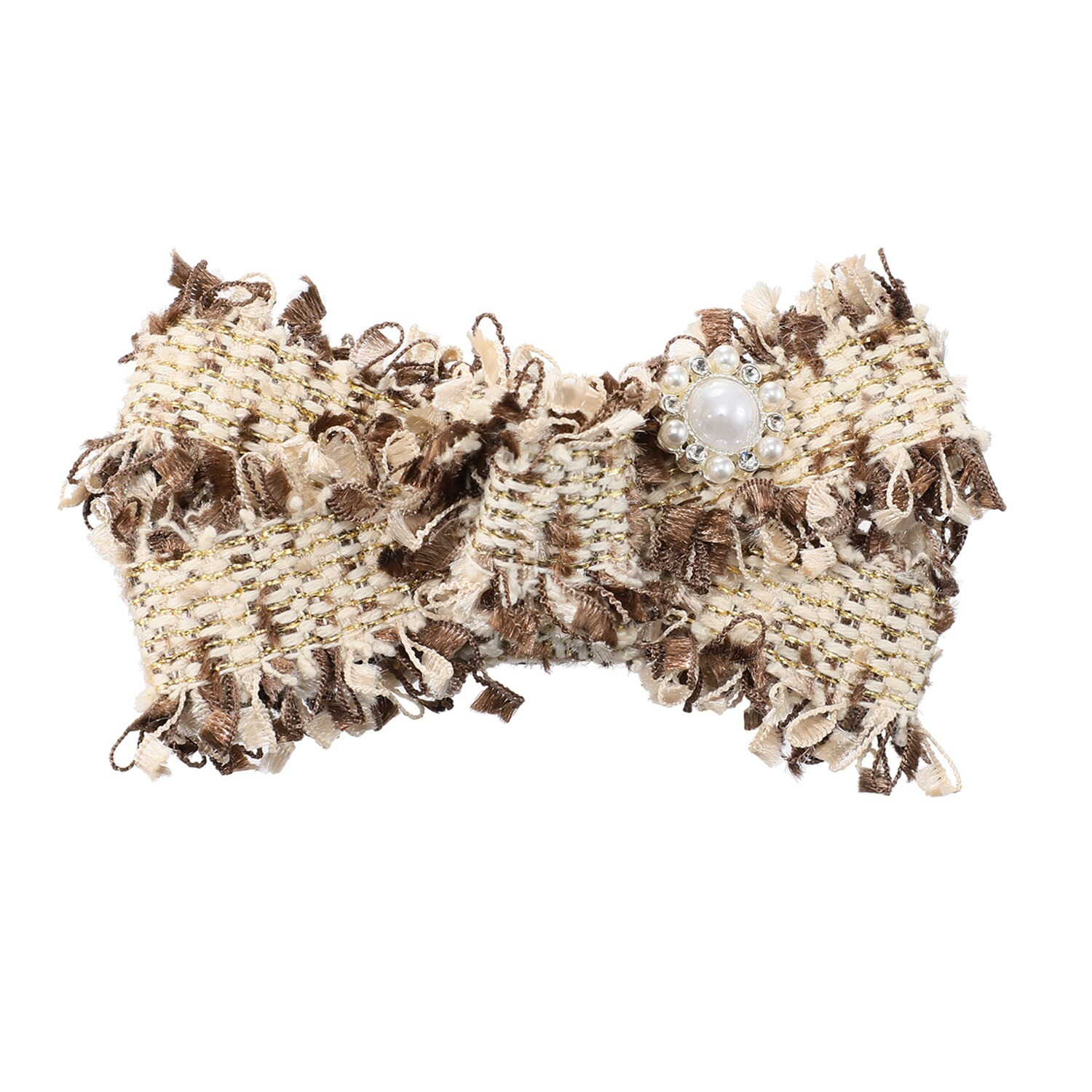 メイドバイスターズ ブローチにもなる マルチアレンジマグネット ＜ファンシーツイード リボンデザイン＞