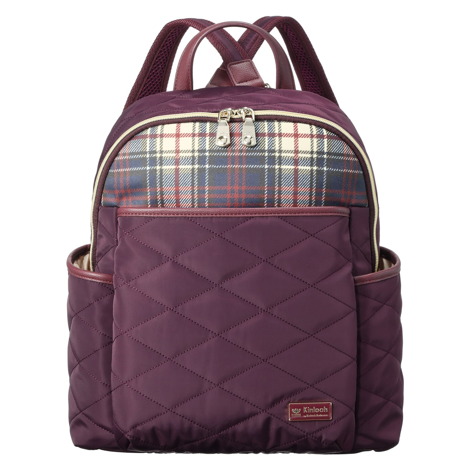 キンロック　バイ キンロックアンダーソン 軽量 ダイヤモンドキルティング Ａ４対応ラウンドリュック