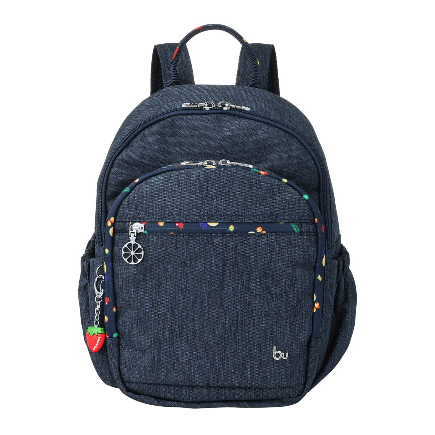 ビサイユ ショップチャンネル デビュー１０周年記念 トロピカルフルーツ はっ水２ウェイリュック ＜イチゴチャーム付＞