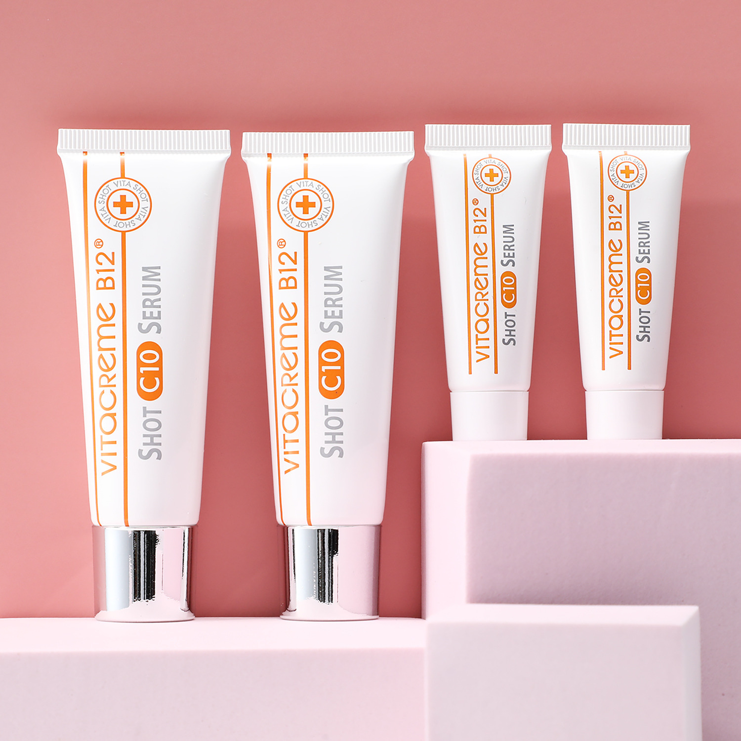 ビタクリーム　Ｂ１２ ビタミンＣ誘導体配合！ （３−Ｏ− エチルアスコルビン酸） ハリツヤ潤い美肌へ導く ショットＣ１０ ２本増量セット