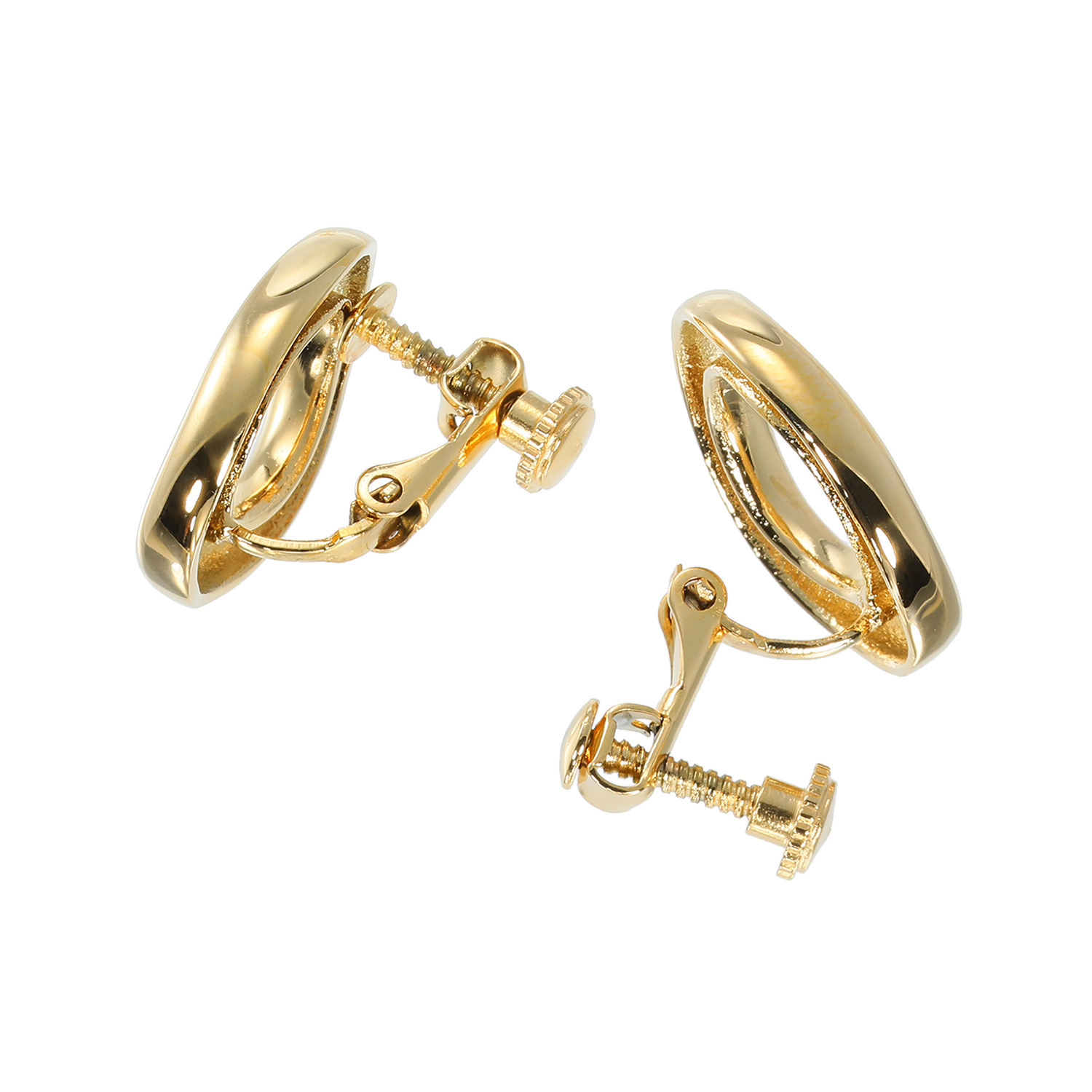 ラフィナリスタ サージカルステンレス ふんわりニュアンス オーバルモティーフ イヤリング／ピアス