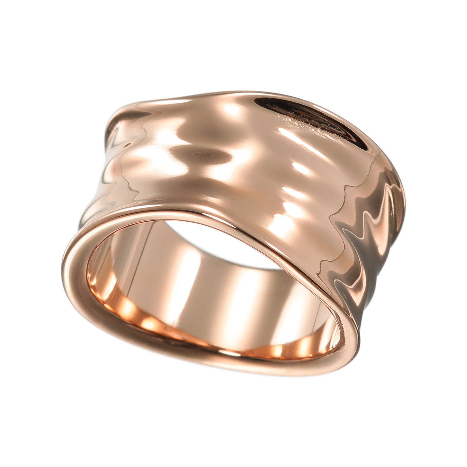 ラフィナリスタ サージカルステンレス ウェーブテクスチャー ワイドリング