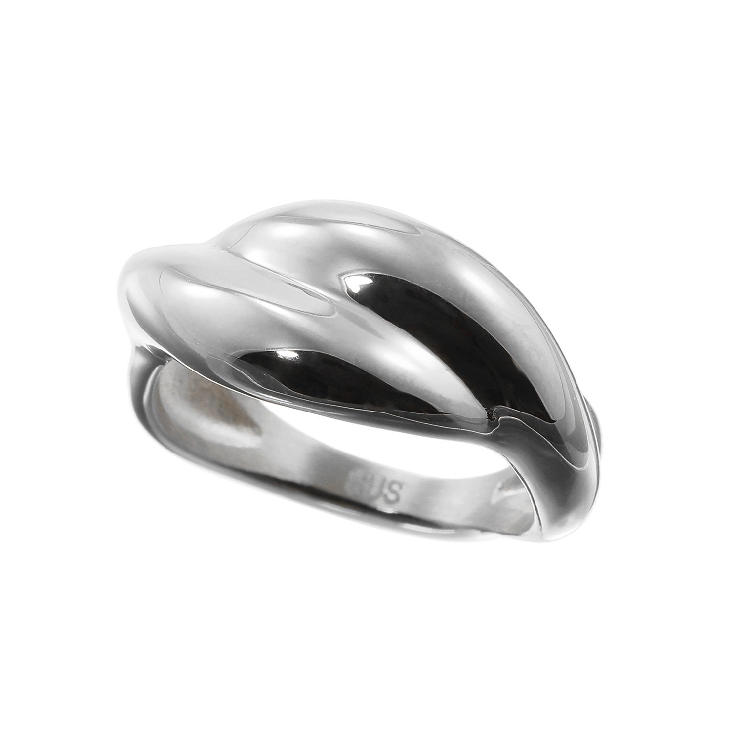 ラフィナリスタ サージカルステンレス ツイストクロスライン リング