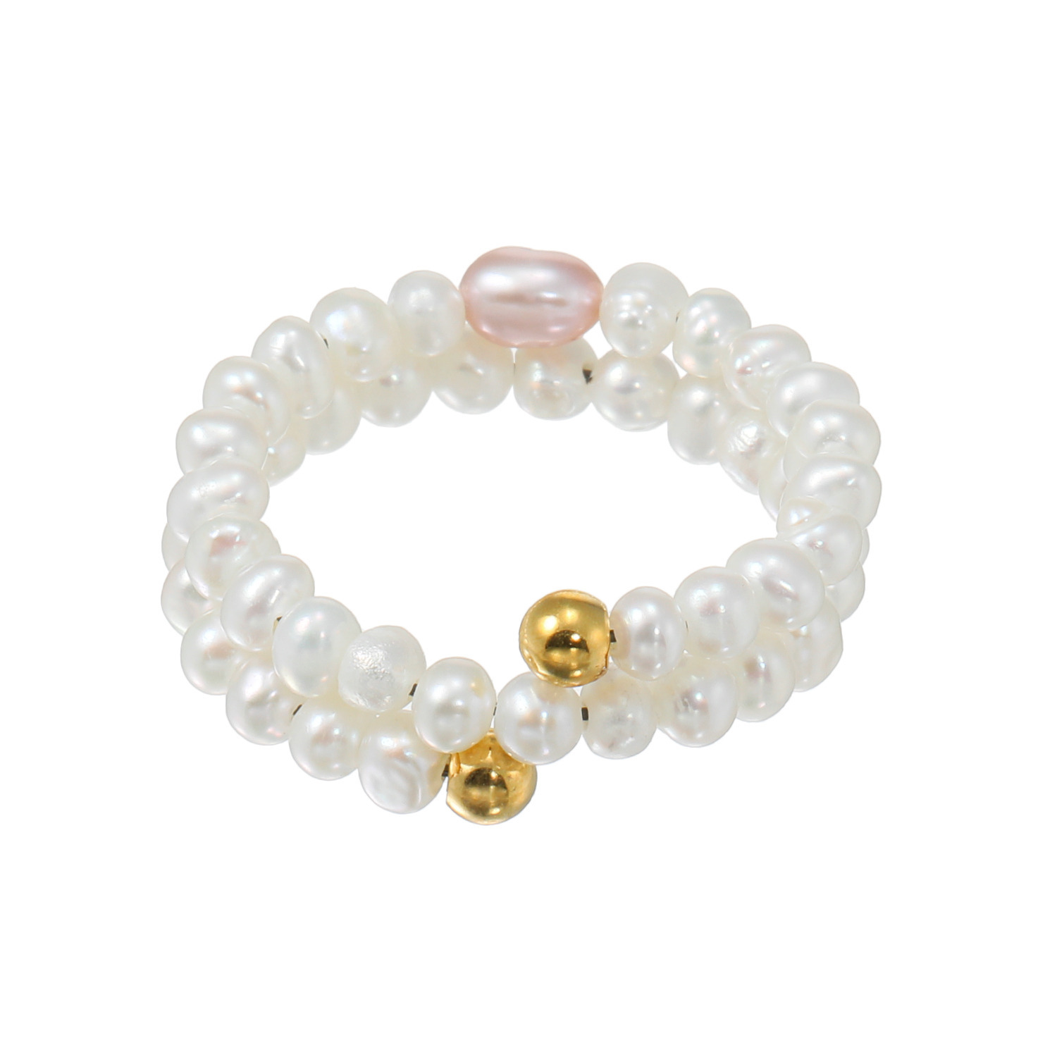 オルウィズ ベビー淡水パール フレキシブルリング