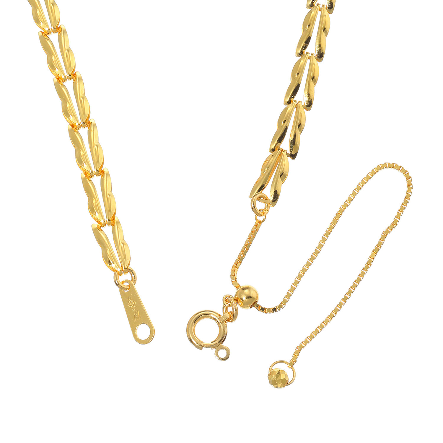 ラ・ピュア　バイ チェーンクリエイト ７ｇＵＰ 純金製 リバーシブル グラデーションネックレス