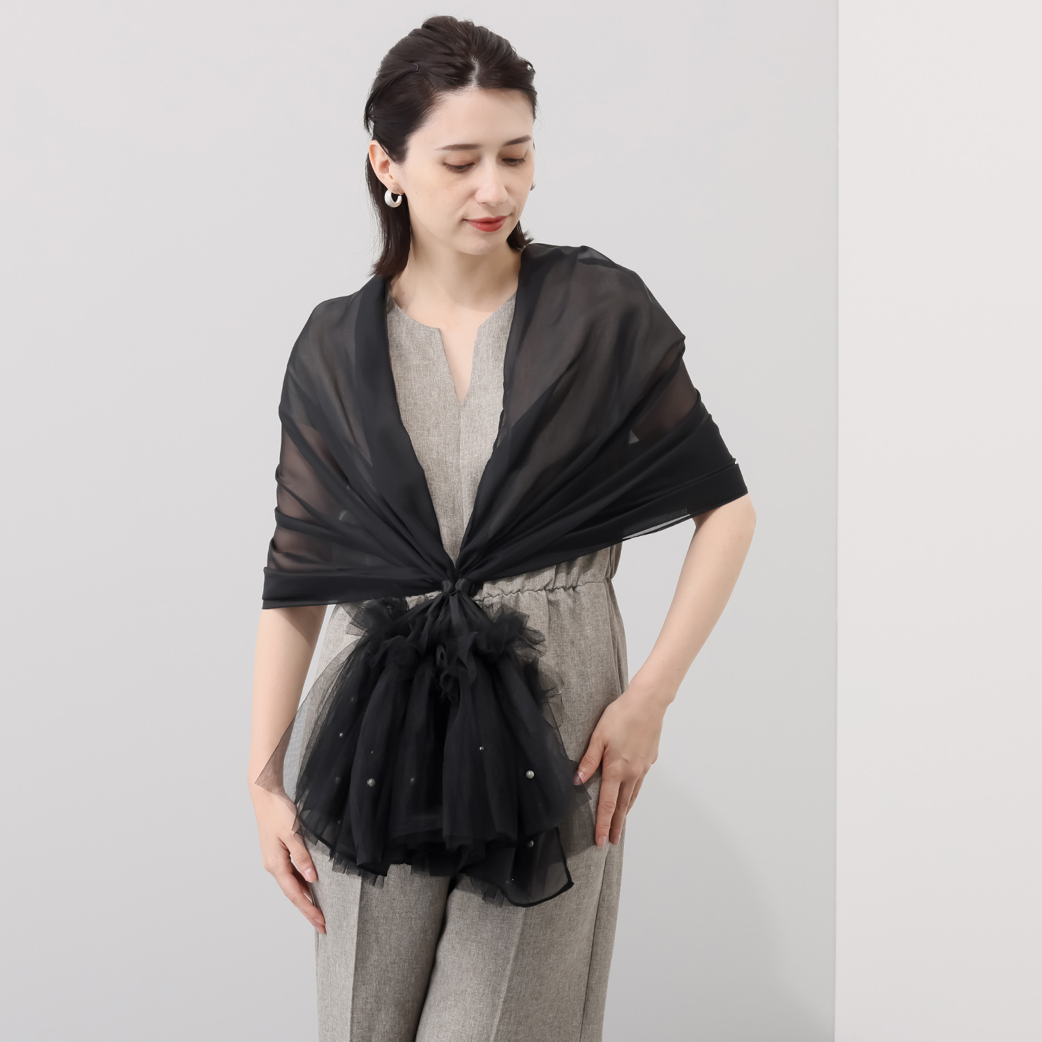 メイドバイスターズ 結ばないマグネットイン 多機能アレンジ ワンタッチストール