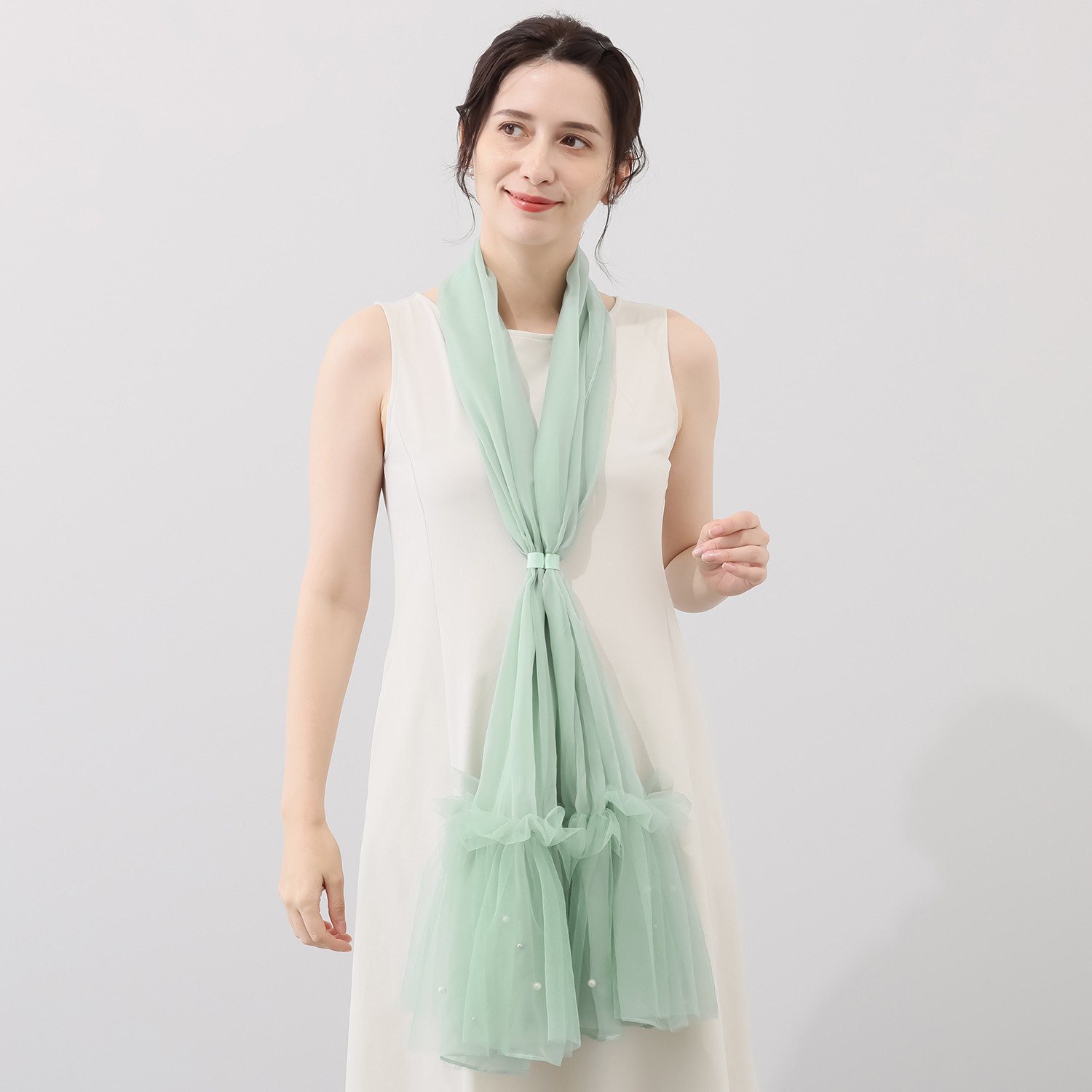 メイドバイスターズ 結ばないマグネットイン 多機能アレンジ ワンタッチストール