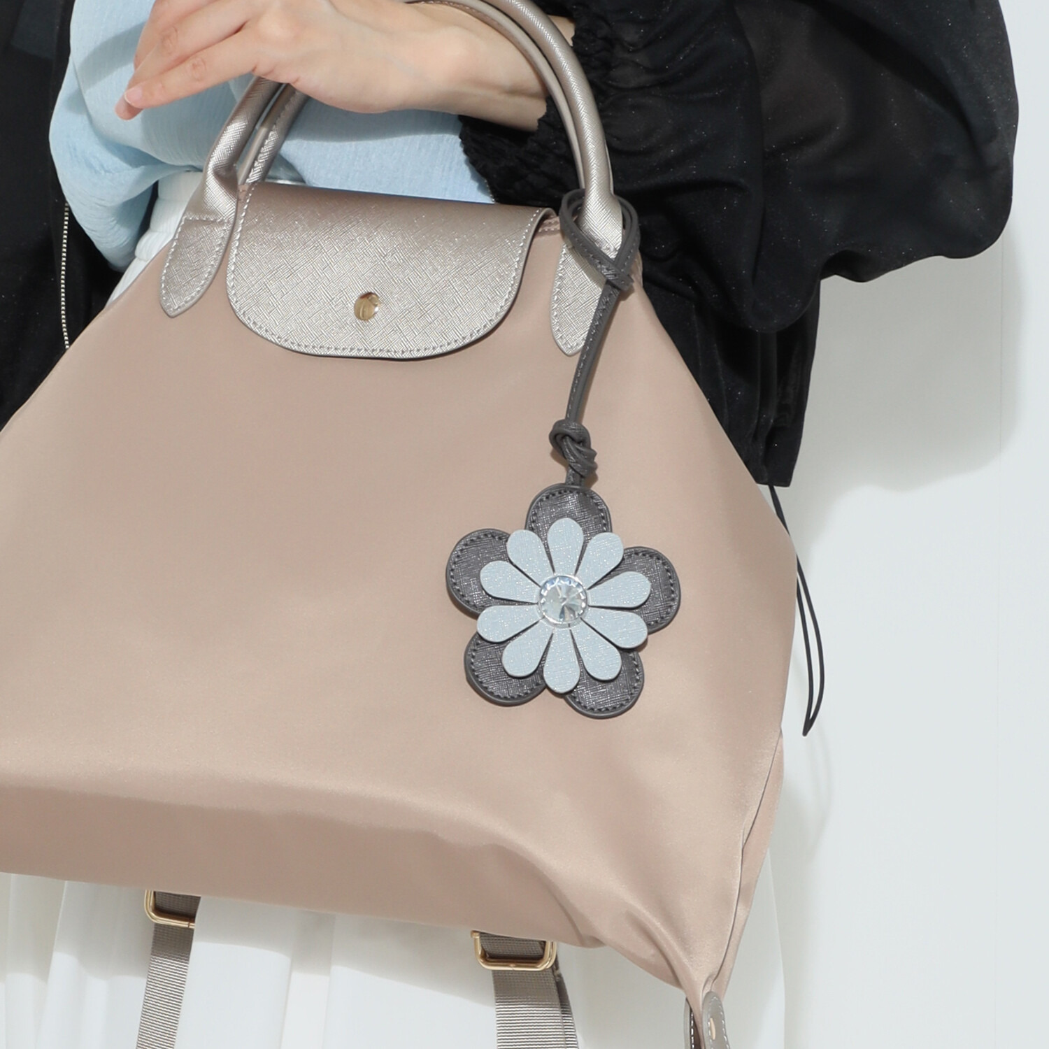 メイドバイスターズ ミラー付 フラワーバッグチャーム