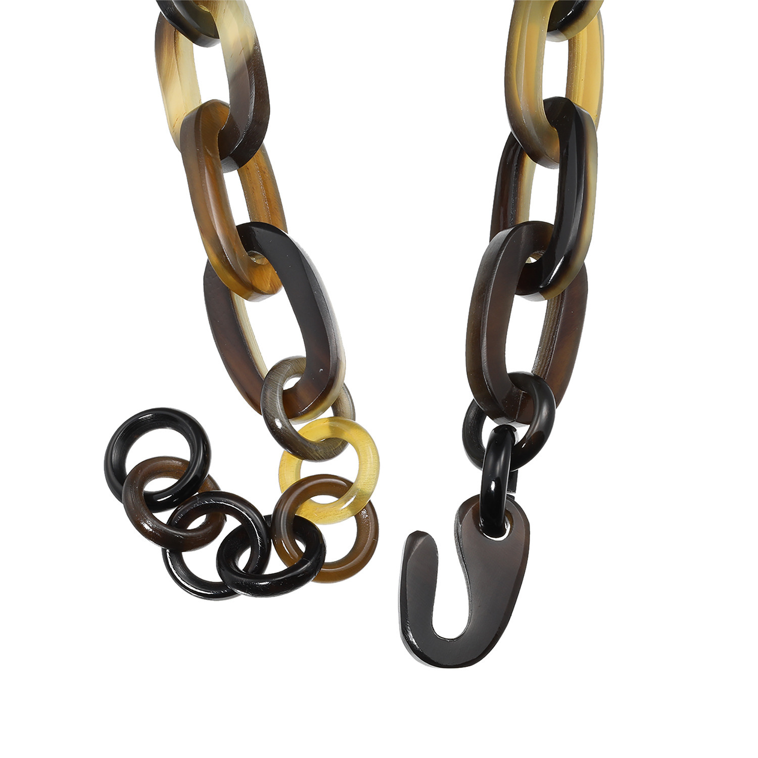 ミル・レーヴ 水牛 ゴージャス ロングネックレス