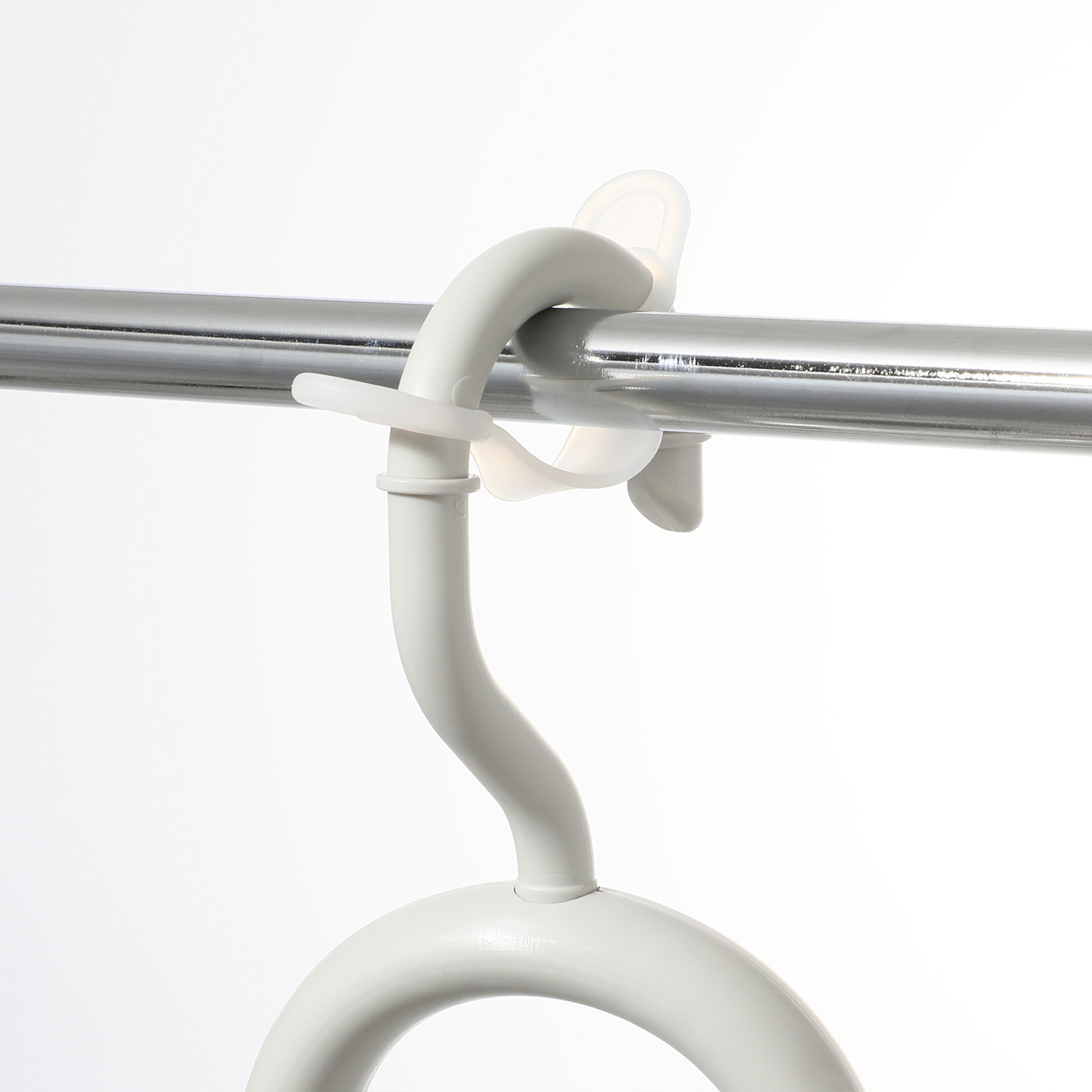 面倒な洗濯干しと 取込をワンタッチで解決！ かたてで干せる 一度に取れる ピンチハンガー カシャリア