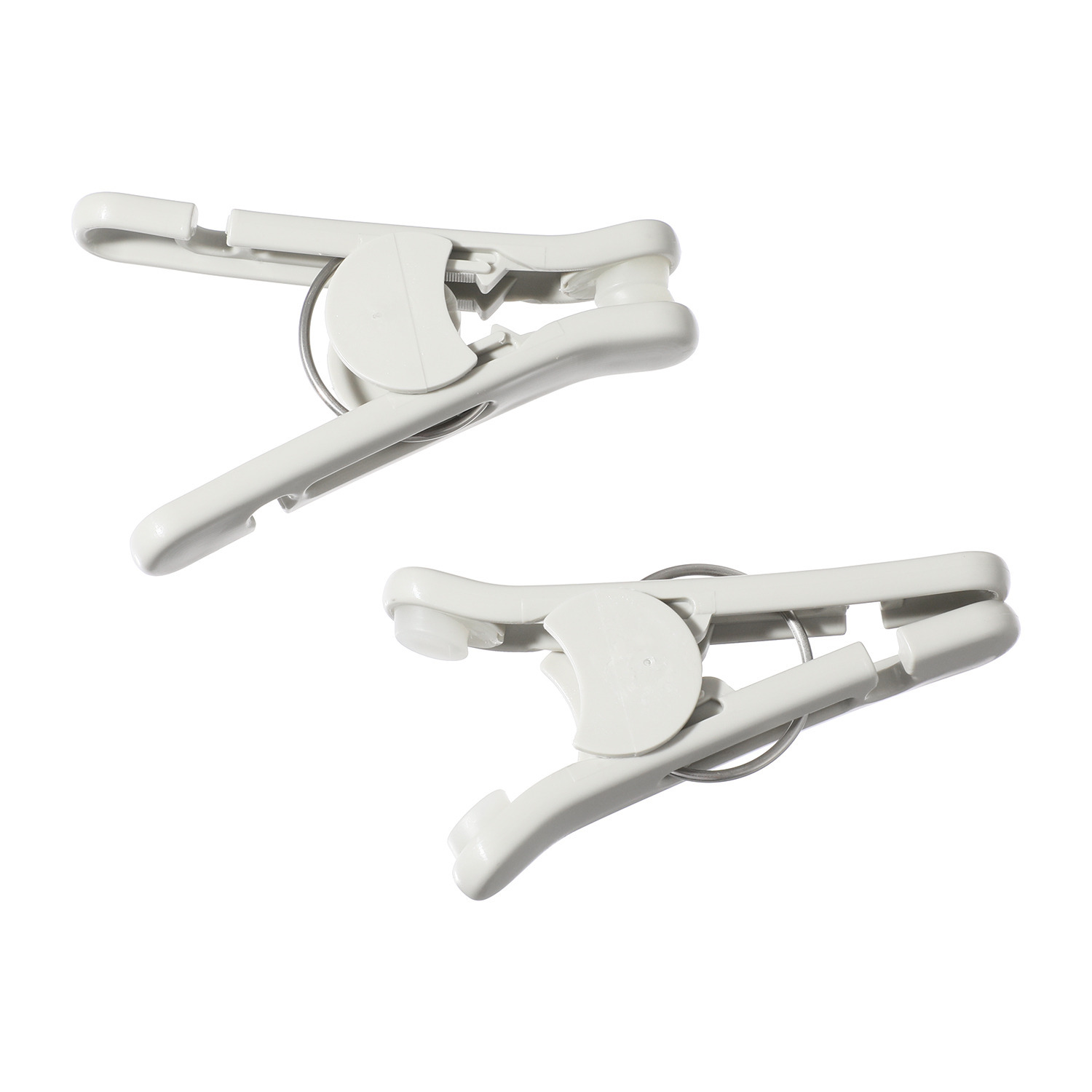 面倒な洗濯干しと 取込をワンタッチで解決！ かたてで干せる 一度に取れる ピンチハンガー カシャリア