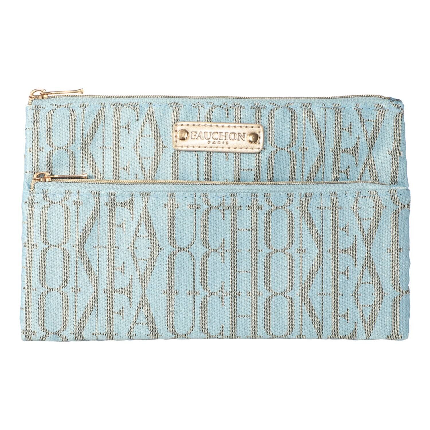 フォション ラメジャガード織 二段ポーチ＆ コインパスケースセット