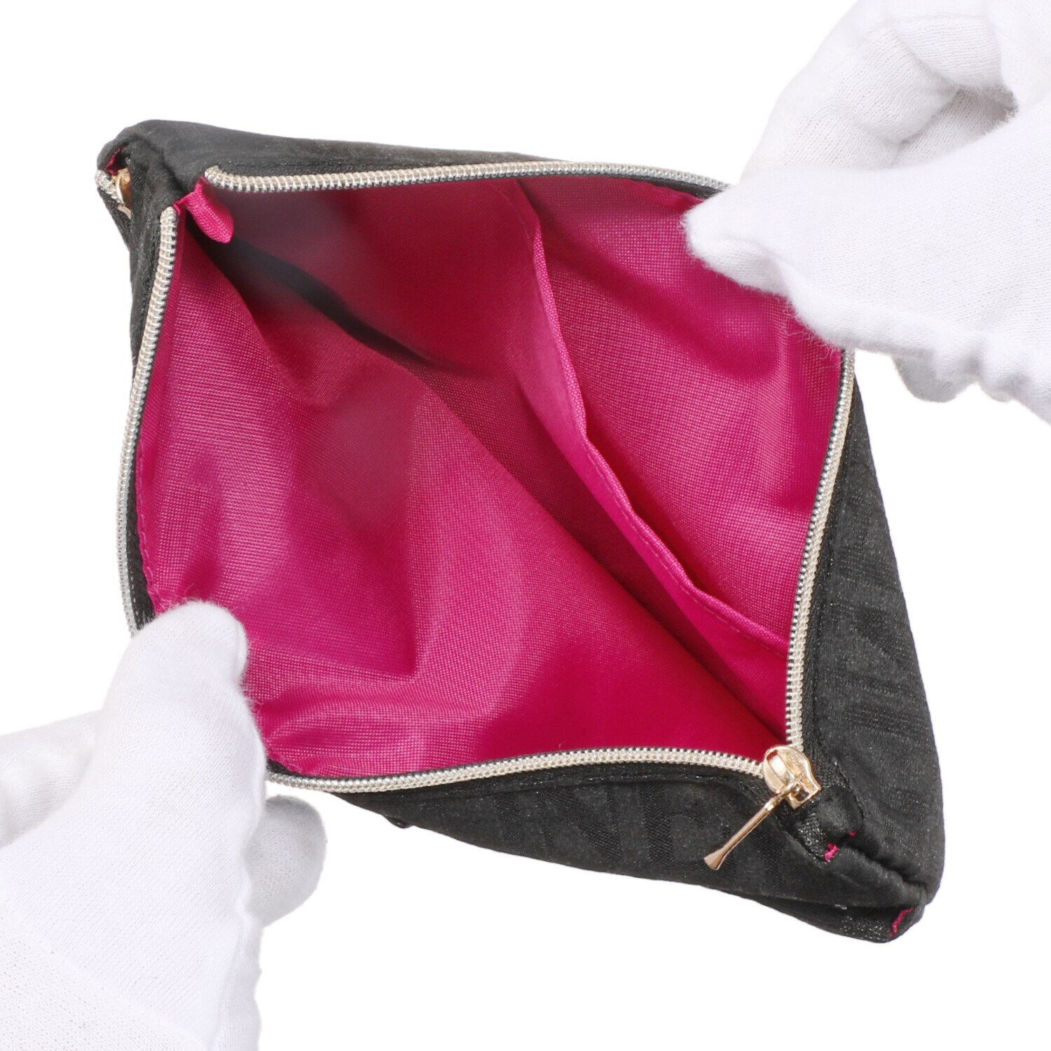 フォション ラメジャガード織 二段ポーチ＆ コインパスケースセット